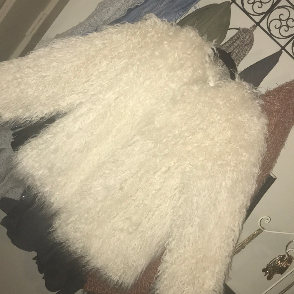 Faux fur coat